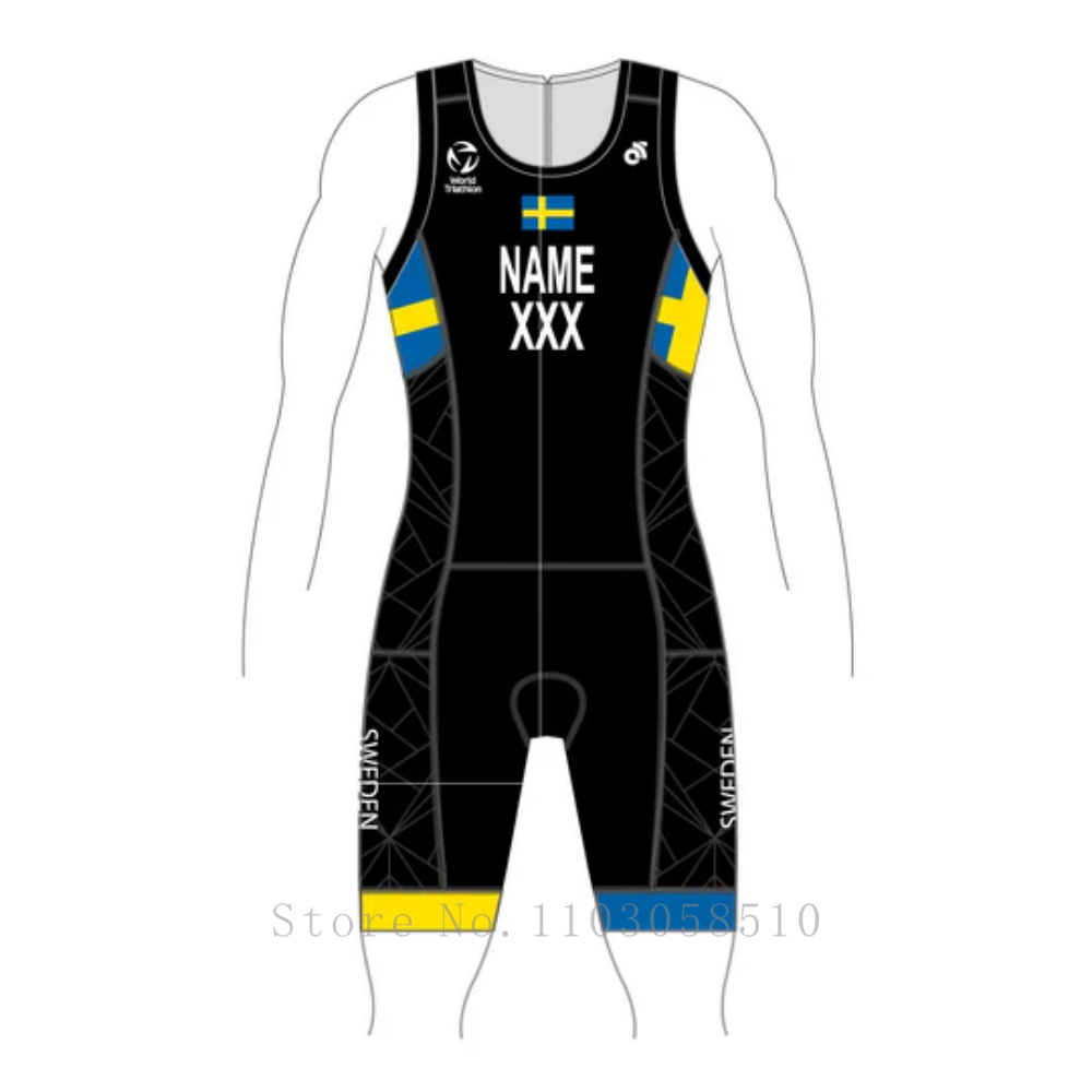 Cycling Commuter Shorts - SWEDEN men PERFORMANCE TRI SUIT -Custom