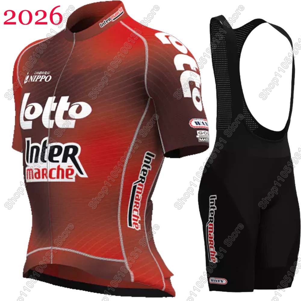 Cycling Commuter Shorts - Lotto Cycling 2026 Jersey Set Mens