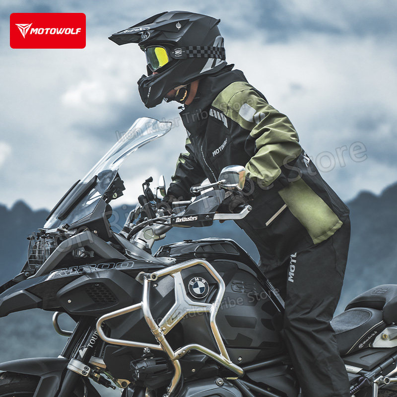 Motowolf Waterproof Reflective - đánh giá và giá Cycling Commuter Rain Jacket