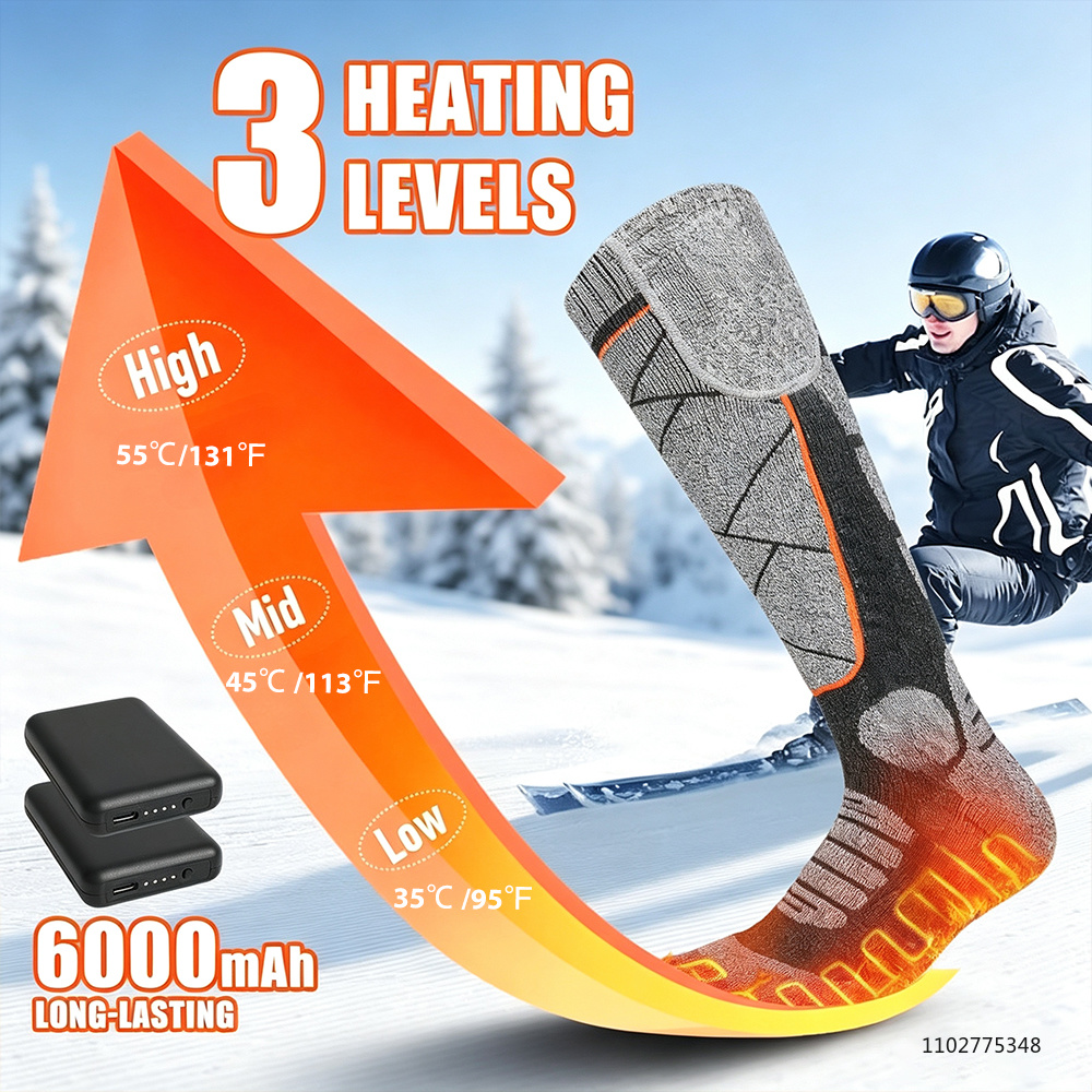 Heated Socks 6000mAh Rechargea - đánh giá và giá Cycling To Work