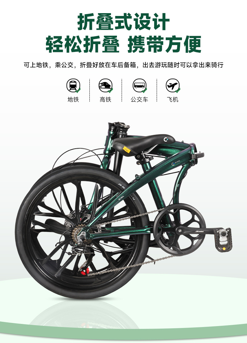 24-inch Aluminum Alloy Portabl - đánh giá và giá Commuter Biking