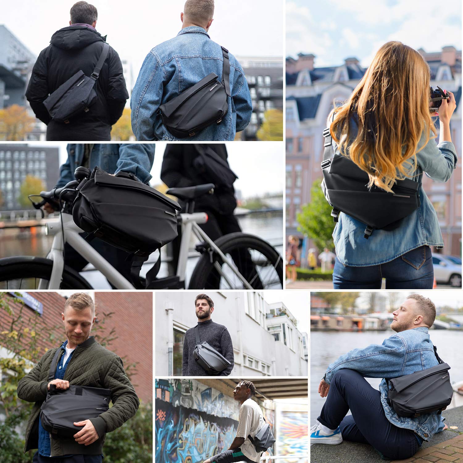 Large Anti-Theft Crossbody Bag - đánh giá và giá Cycling To Work
