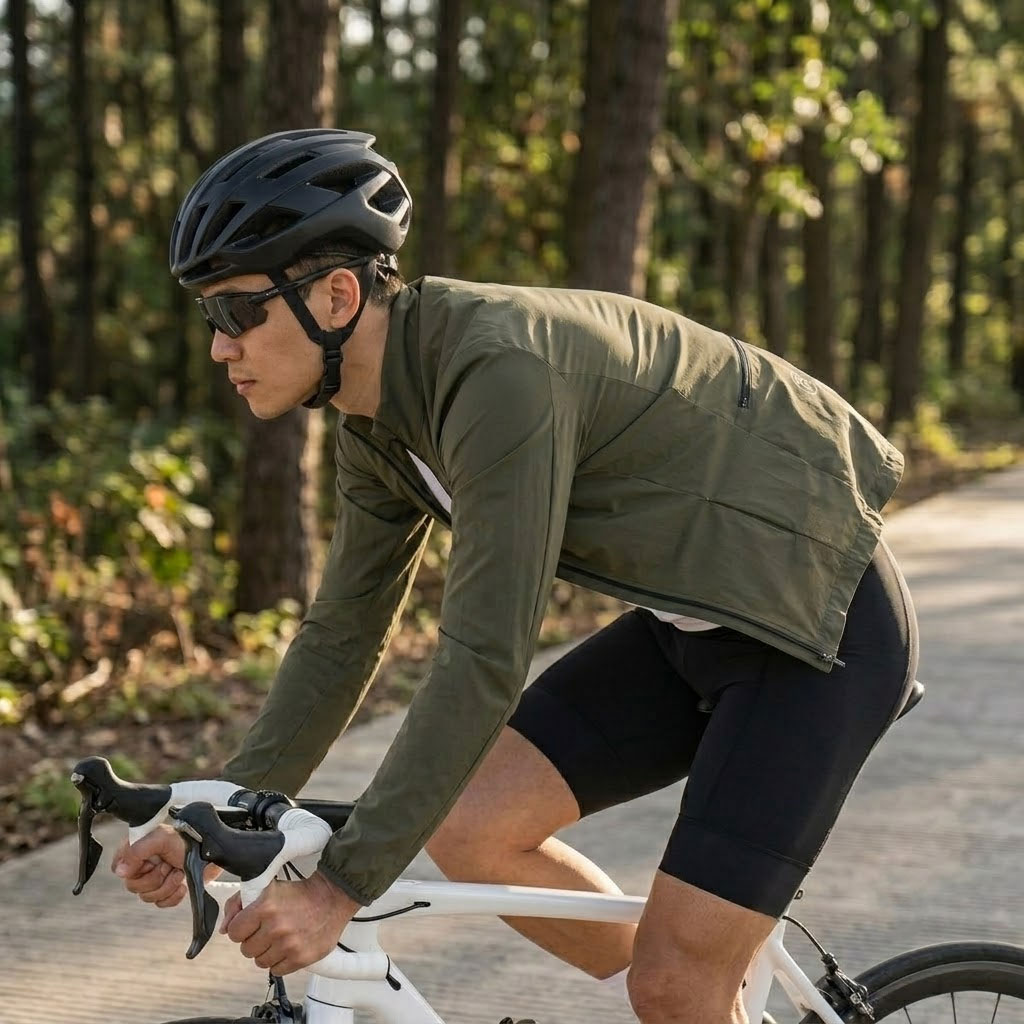 MY KILOMETRE Mùa xuân của nam  - đánh giá và giá Cycling Commute Jacket