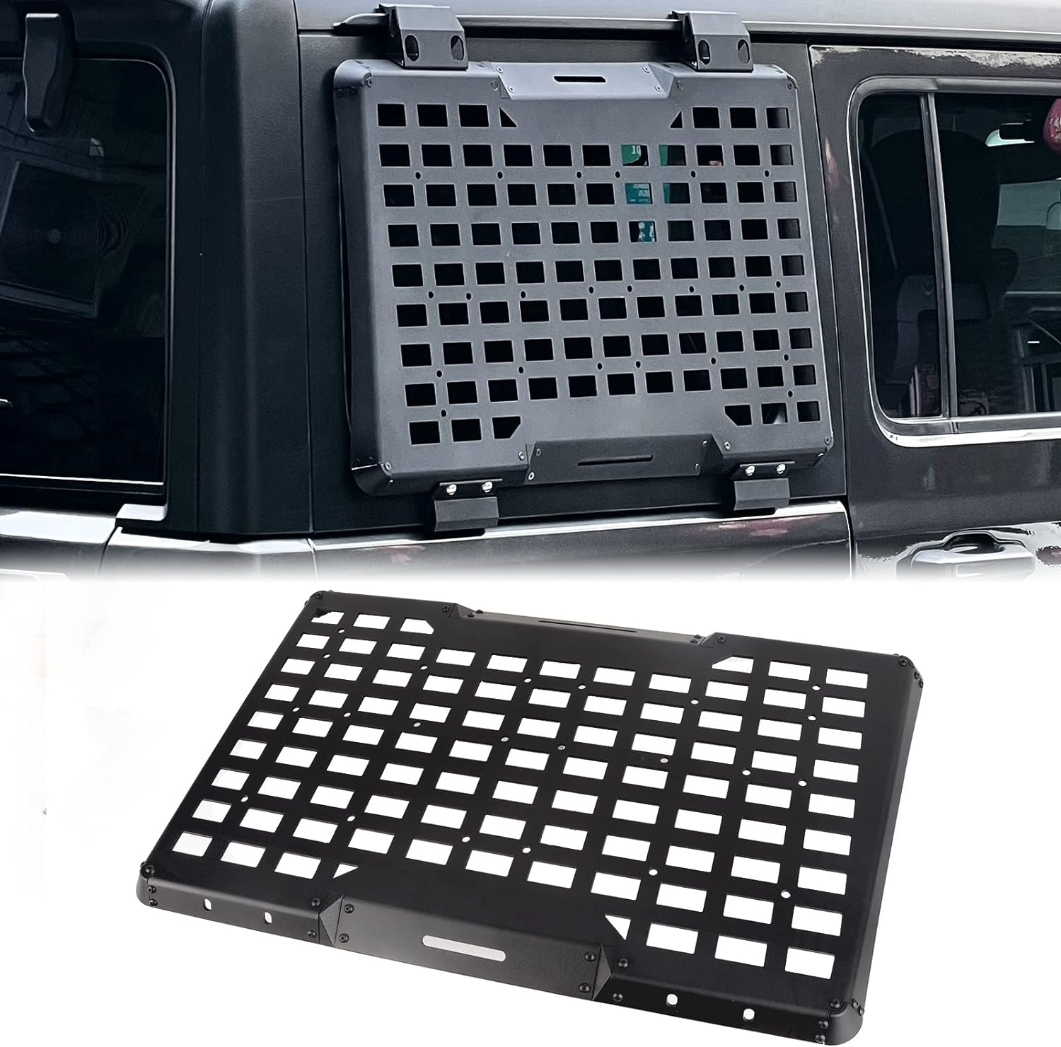 Rear Right Window Molle Panel  - đánh giá và giá Cargo Rack Aluminum