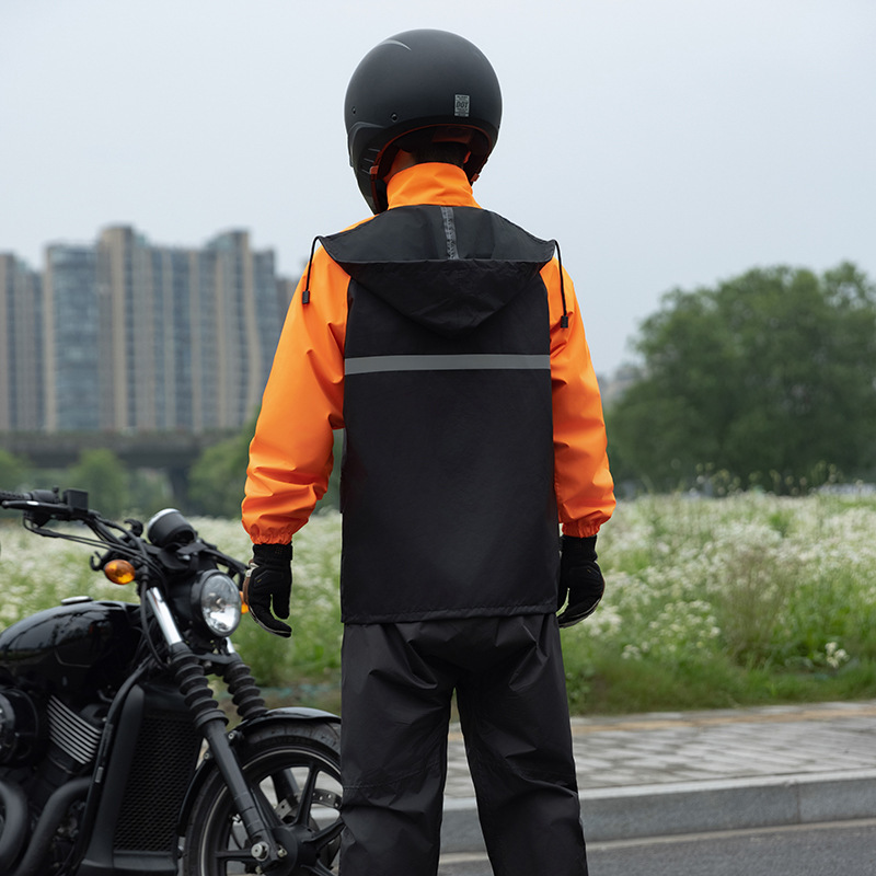 Two Piece Motorcycle Rain Suit - đánh giá và giá Cycling Commuter Rain Jacket