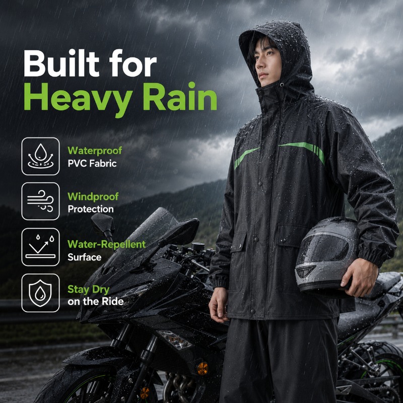 Unisex 2-Piece Waterproof Cycl - đánh giá và giá Cycling Commute Jacket