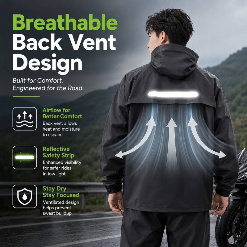 Unisex 2-Piece Waterproof Cycl - đánh giá và giá Cycling Commute Jacket