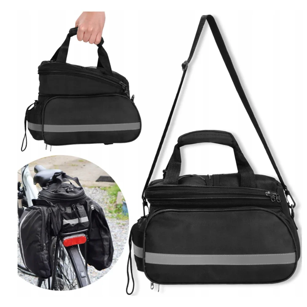 Bicycle Trunk Bag 27L Bicycle  - đánh giá và giá Cycling Commute In Rain