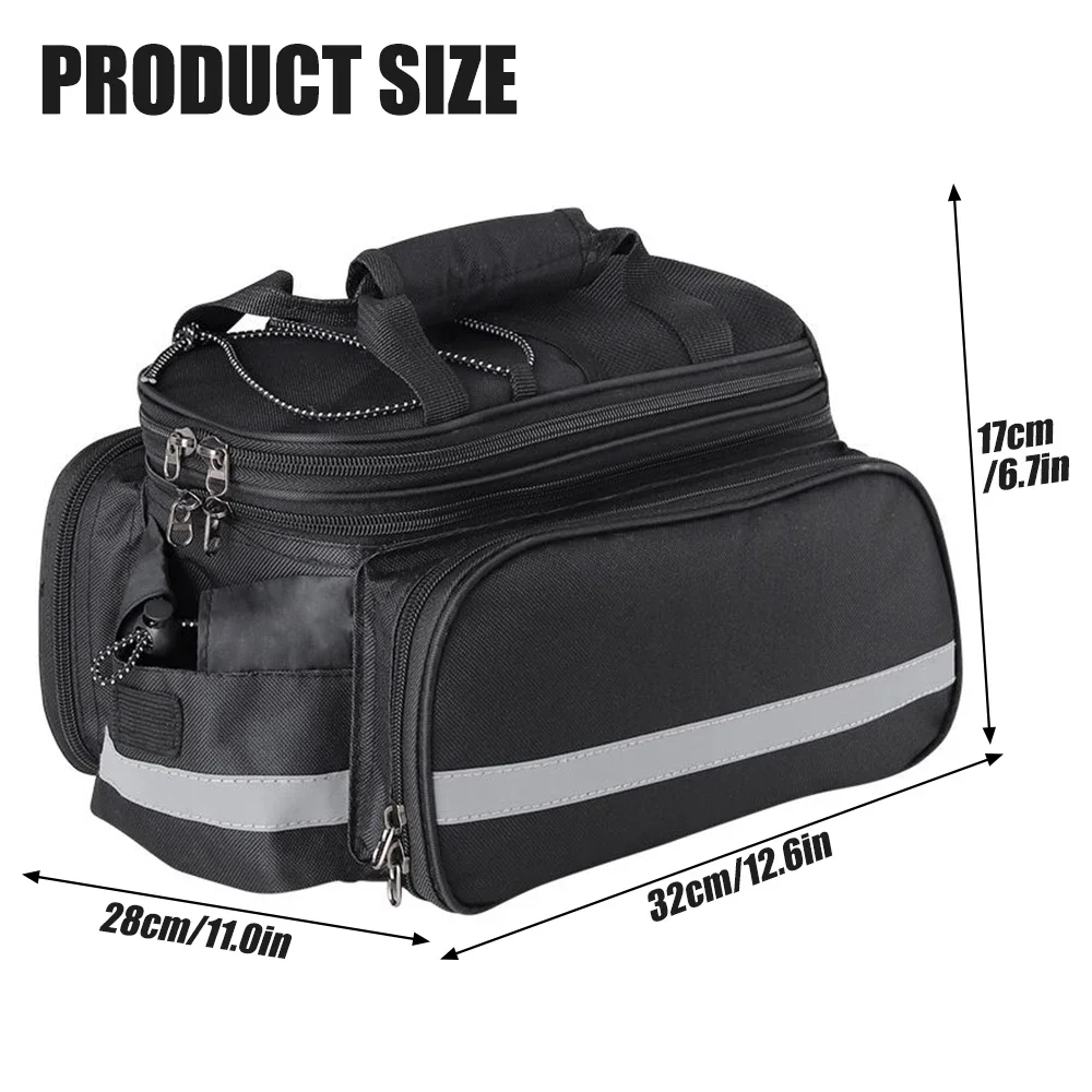 Bicycle Trunk Bag 27L Bicycle  - đánh giá và giá Cycling Commute In Rain
