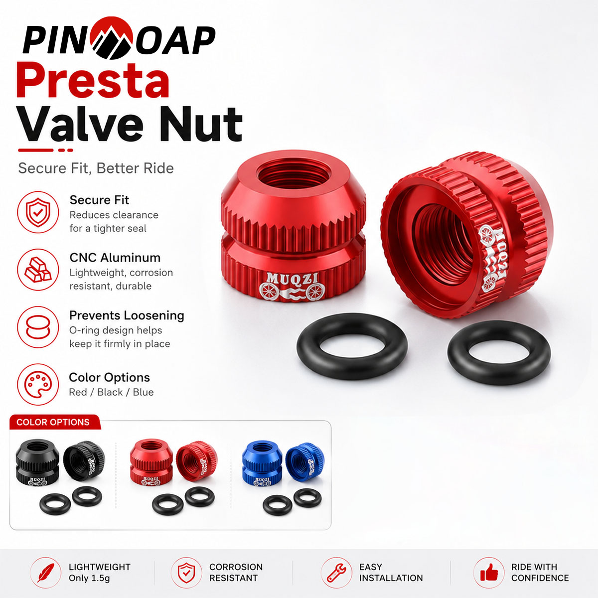 PINMOAP 2PCS Bicycle Presta Va - đánh giá và giá Commuter Bike Lock